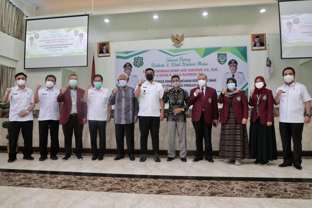 Wali Kota Medan dan Rektor UISU Tandatangani Nota Kesepahaman di Bidang Pendidikan