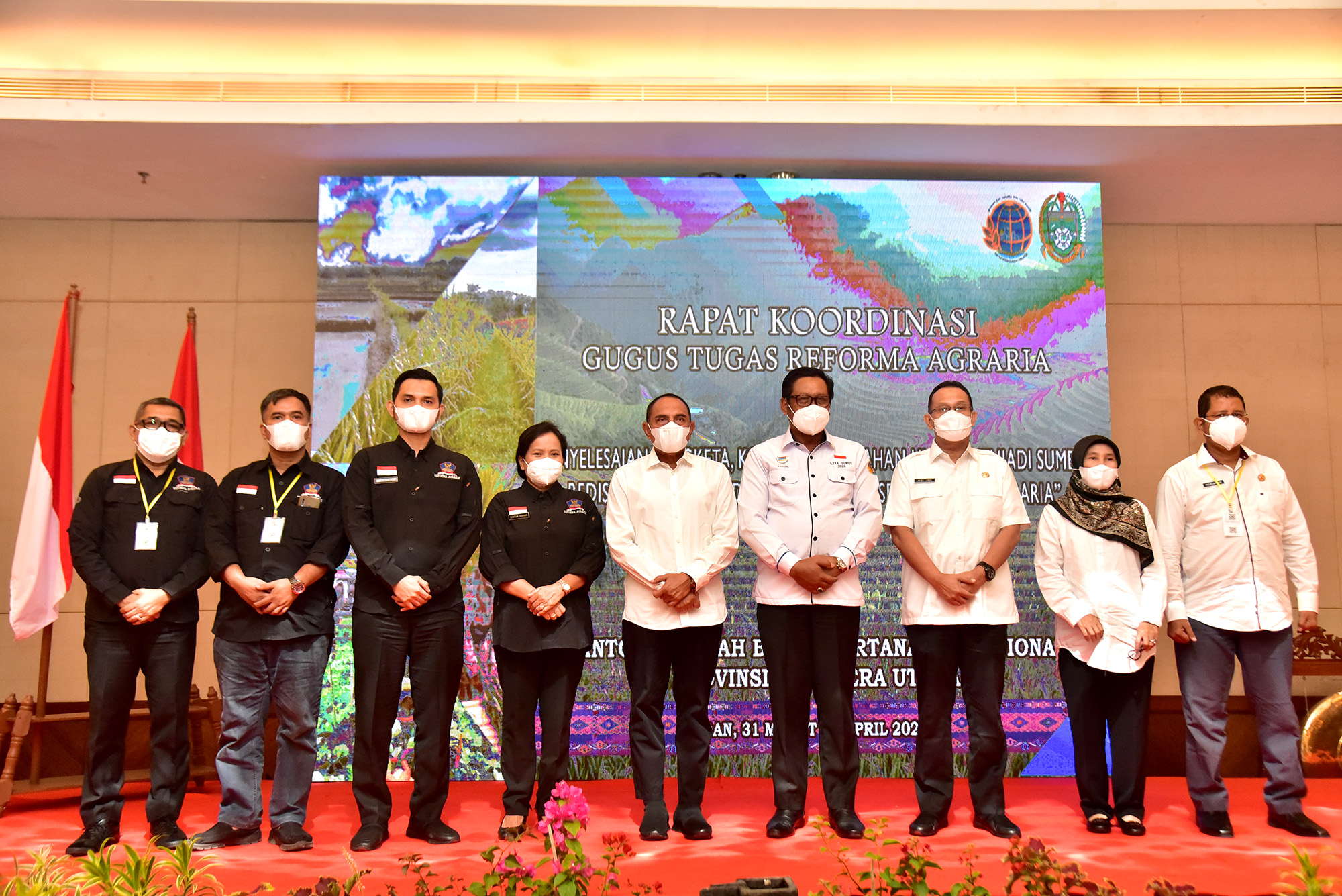 Rakor Gugus Tugas Reforma Agraria,  Gubernur Edy Rahmayadi Harapkan  Kasus Sengketa Tanah Segera Selesai