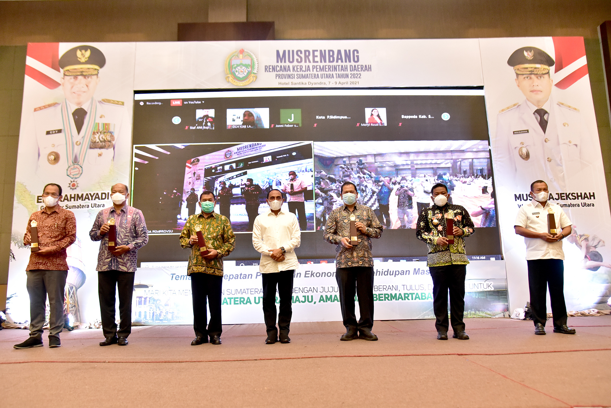 Pemko Padang Sidimpuan Raih Penghargaan Terbaik ke 1 Perencanaan Pembangunan Daerah RKPD 2021
