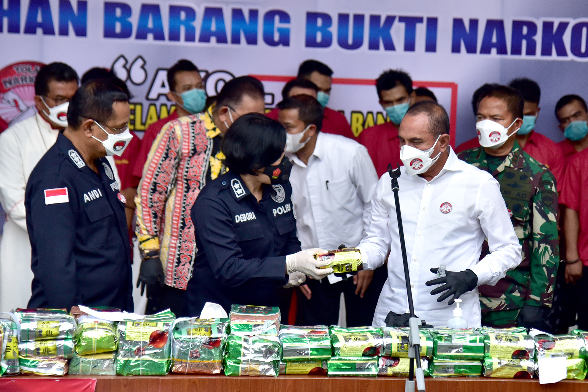 Pangdam I/BB Hadiri Acara Deklarasi Tolak Narkoba Menuju Sumut Bersinar