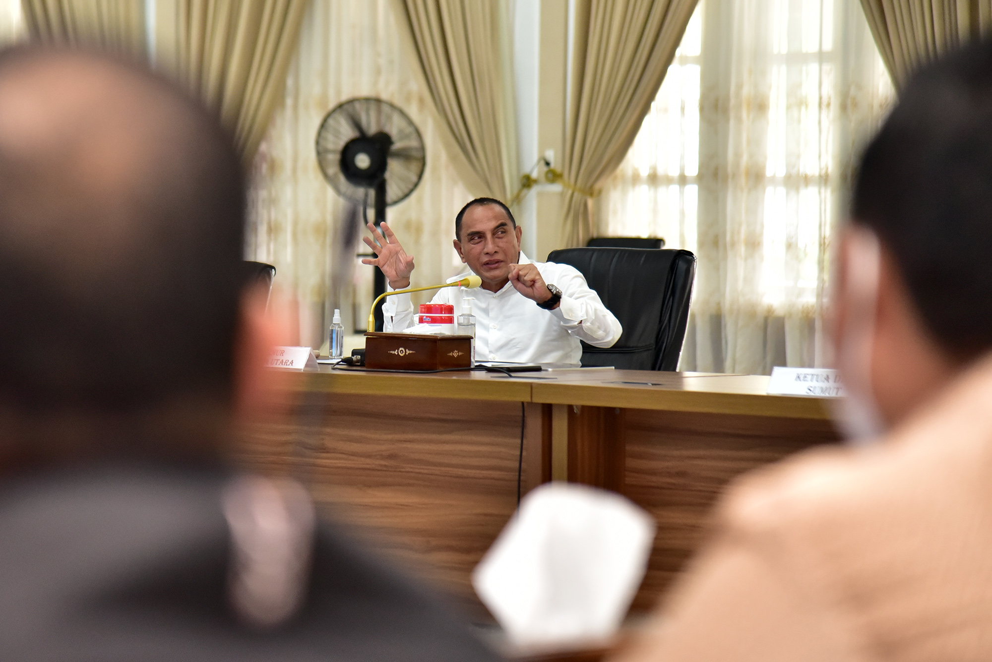 Gubernur Edy Rahmayadi Minta KPU, Bawaslu,  Polri dan TNI Tegas dalam Penyelenggaraan PSU