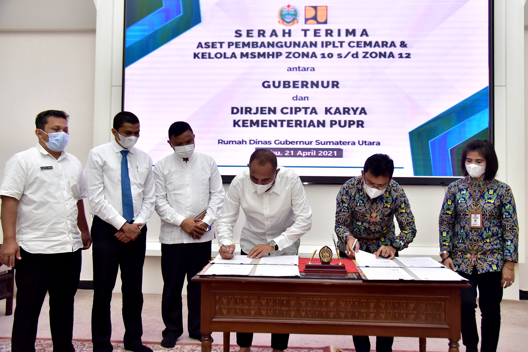 Pemprov Sumut Terima Fasilitas  Pengolah Tinja dari Dirjen Cipta Karya