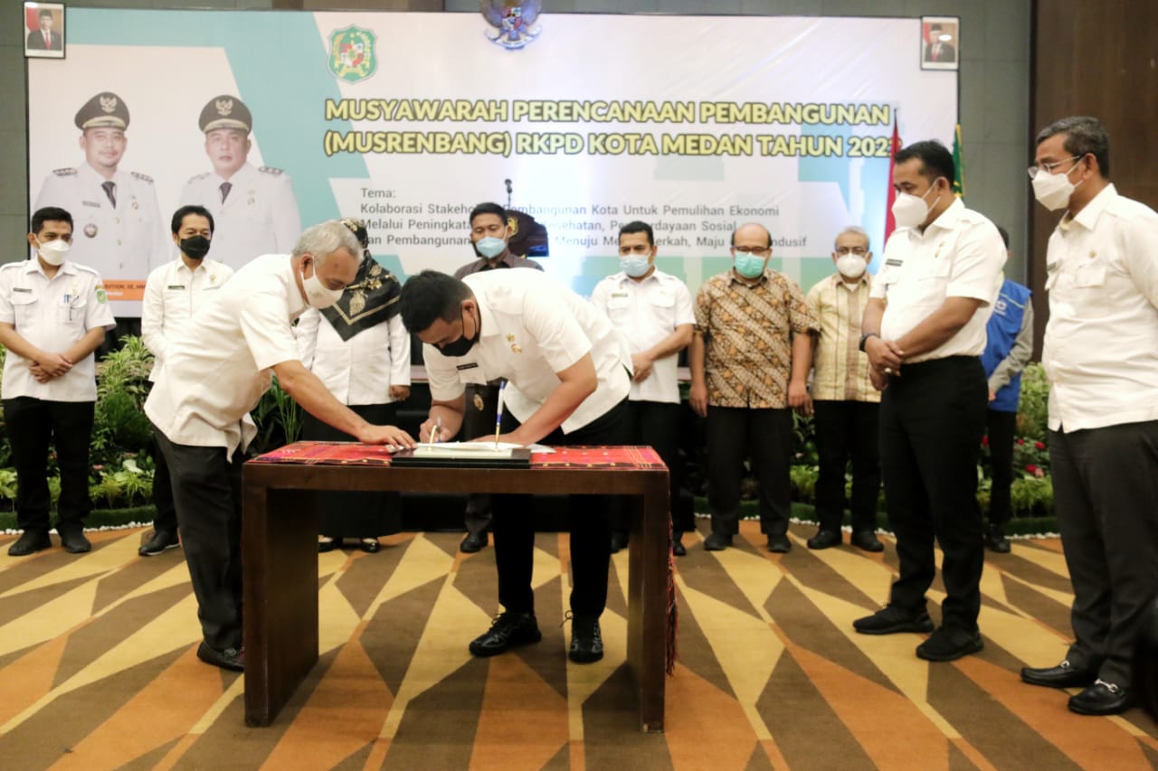 Wali Kota Medan Resmi Menutup Musrenbang RKPD Kota Medan Tahun 2022