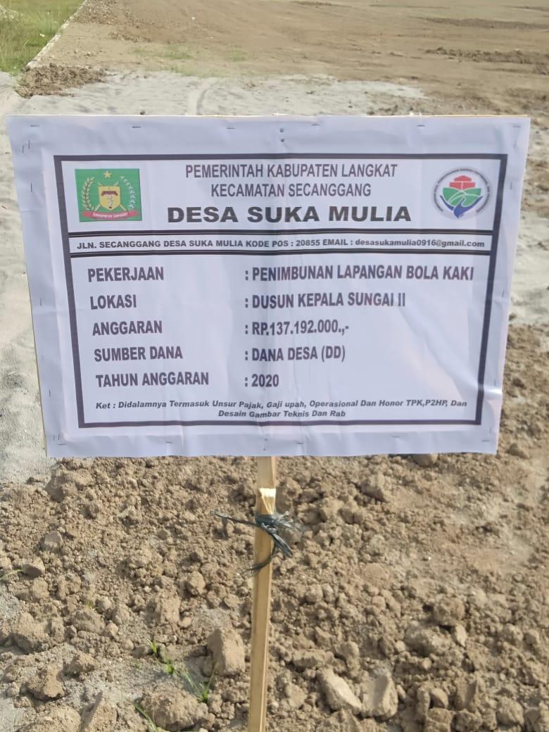 Ketua LMP Kecamatan Secanggang Agus Toni Dan Masyarakat Minta Bupati Langkat Tindak Tegas Kades Suka Mulia.