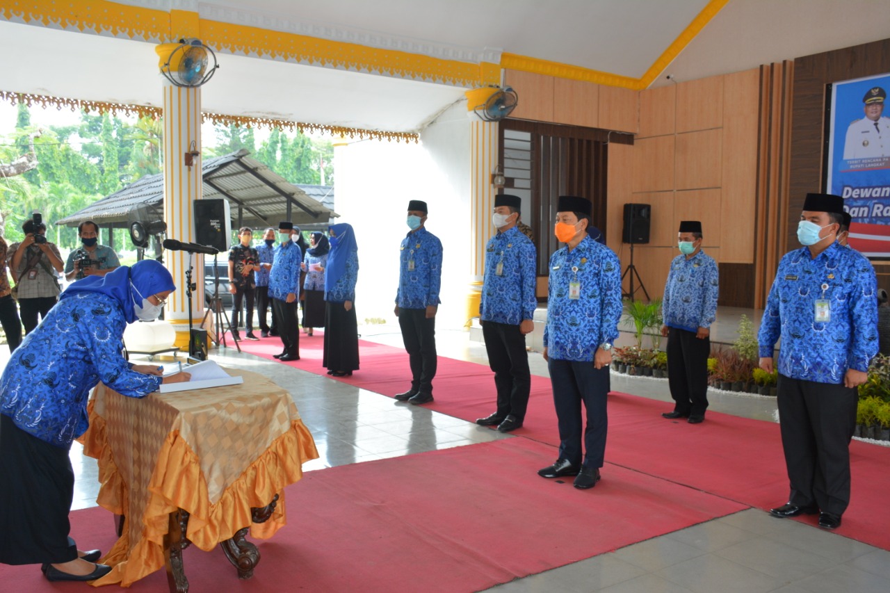 Pemkab Langkat Gelar Pelantikan DPK, Indra Salahuddin Jadi Ketua