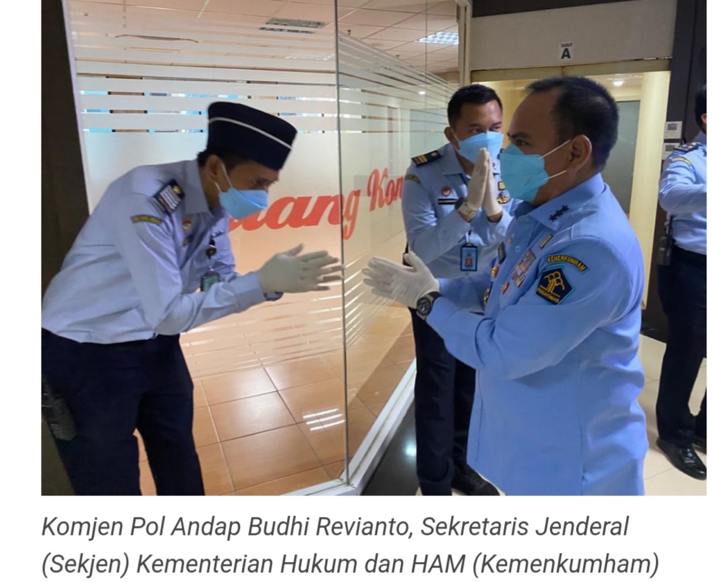 Sekjen Kemenkumham Komjen Pol Andap Budhi :  Sebagai Manusia Kita Tak Luput Salah dan Khilaf