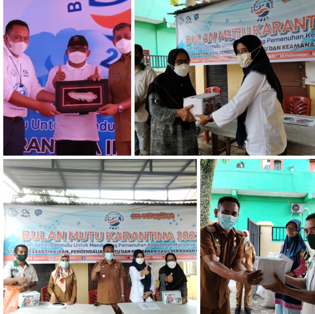 Bulan Mutu Karantina, SKIPM Medan II bagikan 2.300 Paket Ikan kepada Masyarakat
