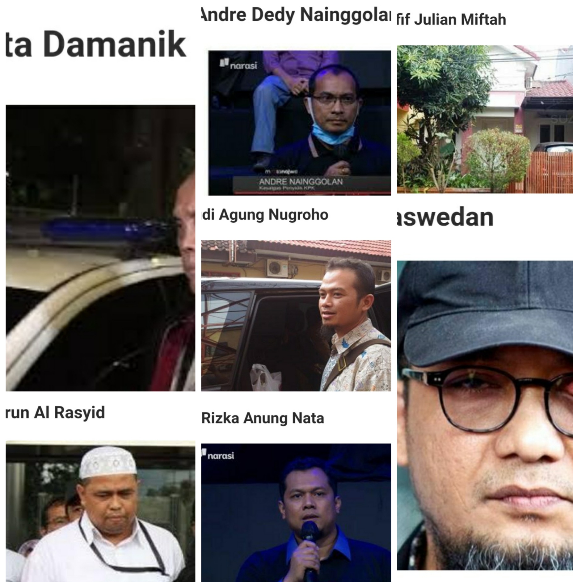 Dari Ambarita Damanik Hingga Novel, Tujuh Penyidik Top KPK di Nonaktifkan