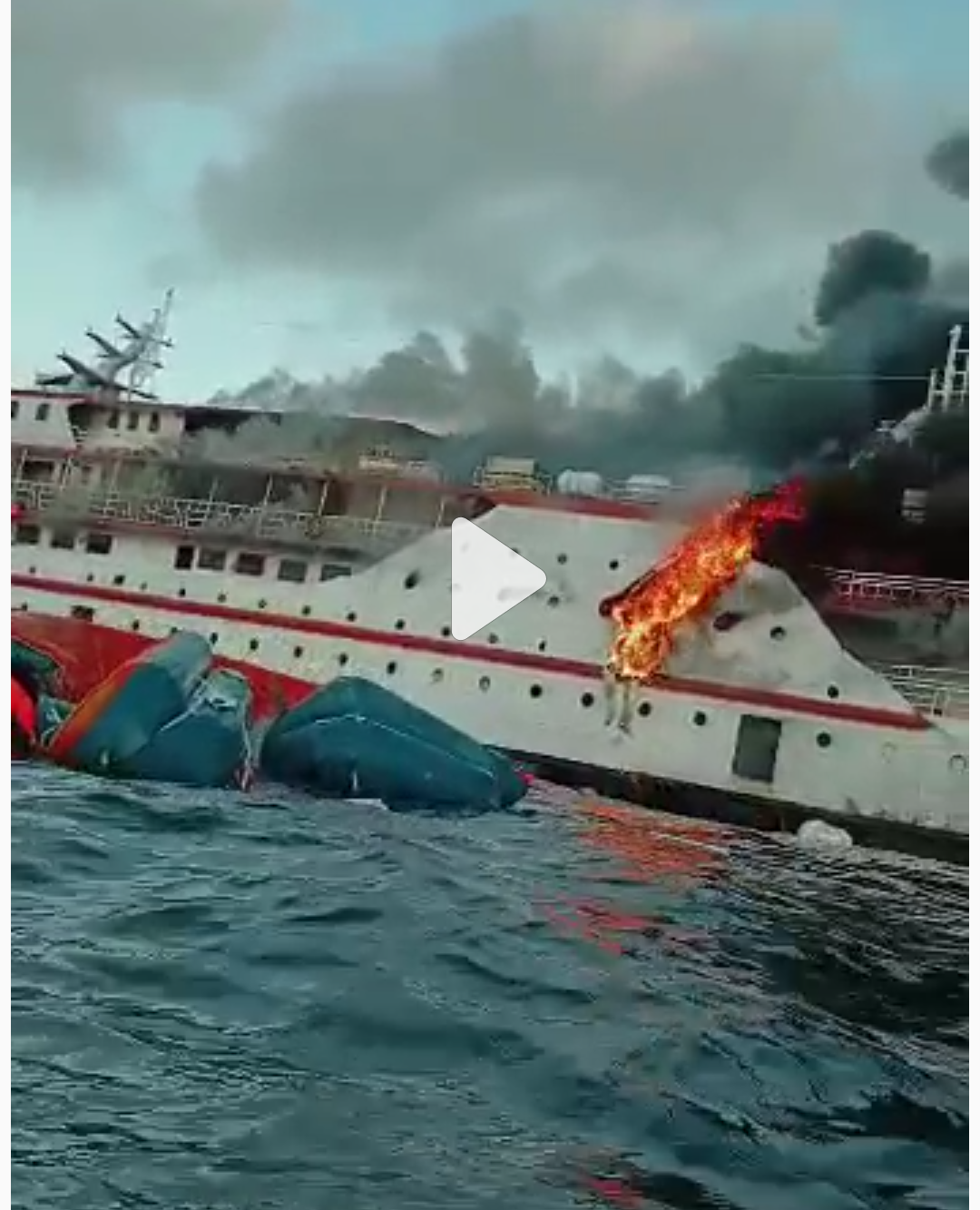 KM Karya Indah Terbakar, Ini Jumlah Penumpangnya