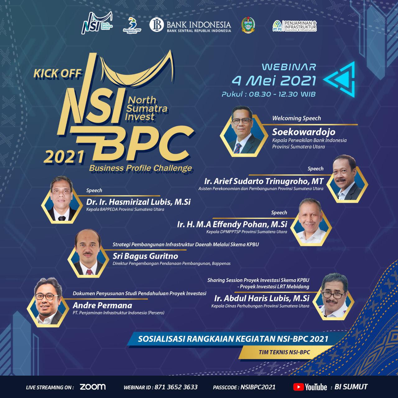 BI Bersama Tim Teknis NSI Sukses Kick Off NSI-BPC 2021