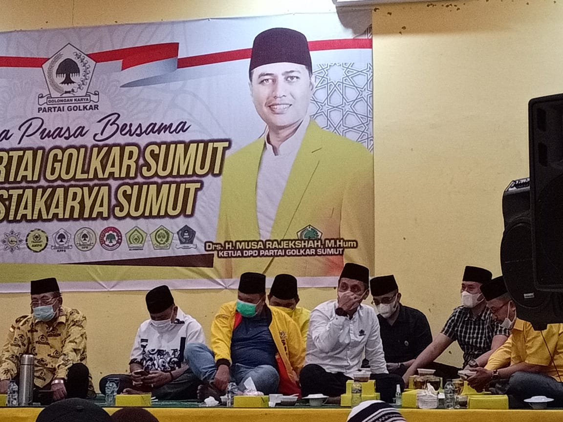 Gelar Konsolidasi organisasi, Partai Golkar Buka Puasa Bersama Jajaran AMPG Sumut