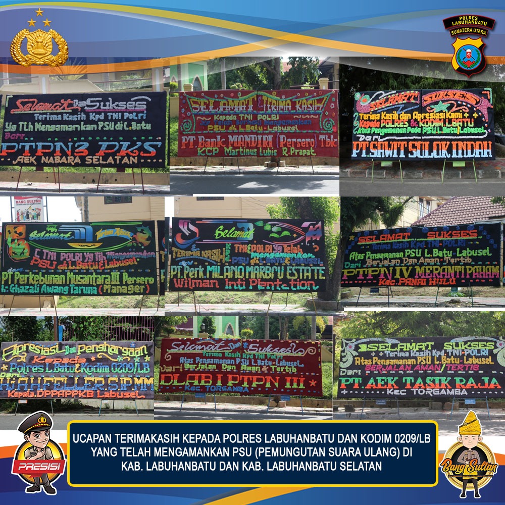 MasyarakatÂ  Apresiasi Polres Labuhanbatu dan Kodim Â 0209 / LB Atas Suksesnya PSU