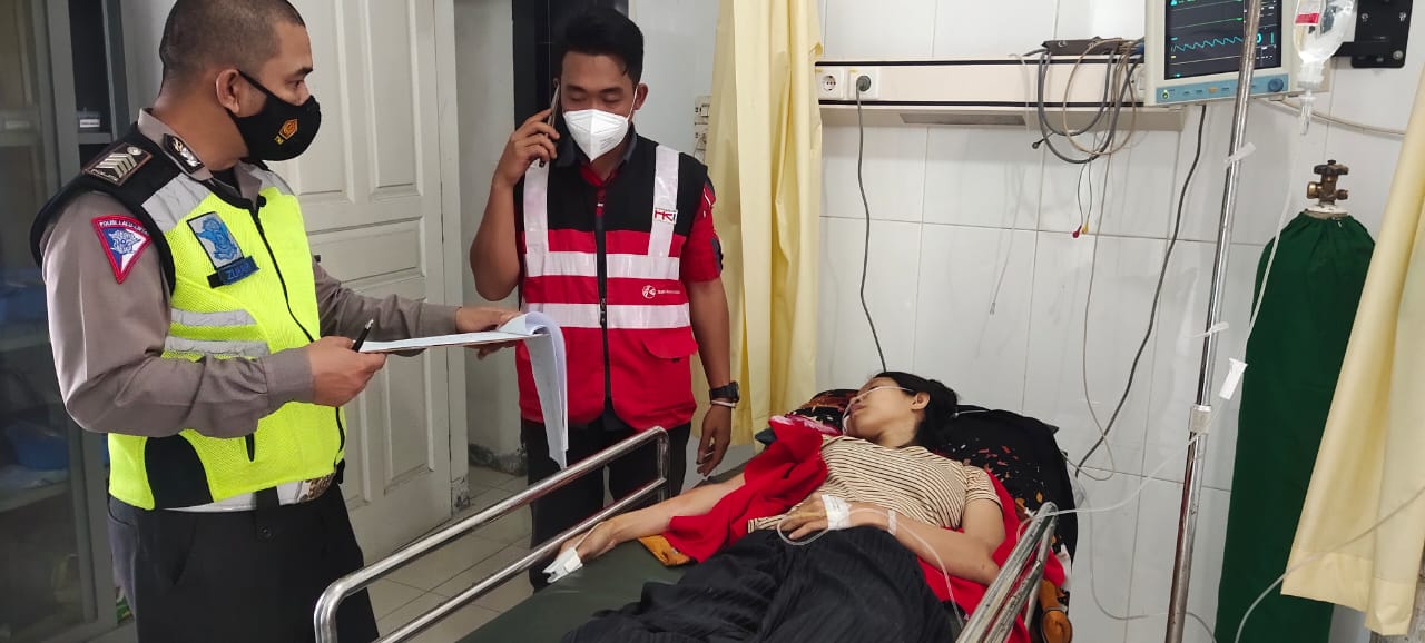 Saling Mendahului Berkendaraan Sukmiadi Warga Padang Tualang Langkat Tewas Ditempat