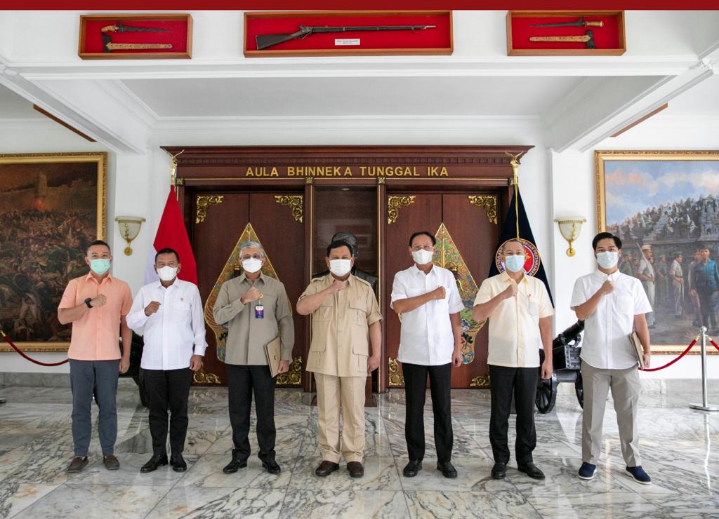 Dapat bantuan dari PT Priamanaya Energy, Ini Kata Menhan Prabowo