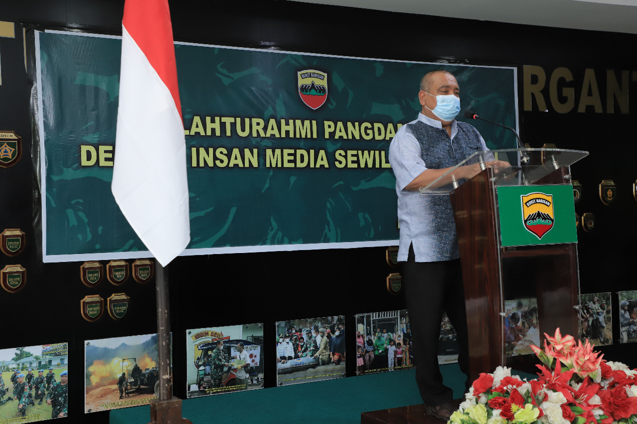 PWI Sumut Apresiasi Silaturahmi Pangdam I/BB dan Insan Media