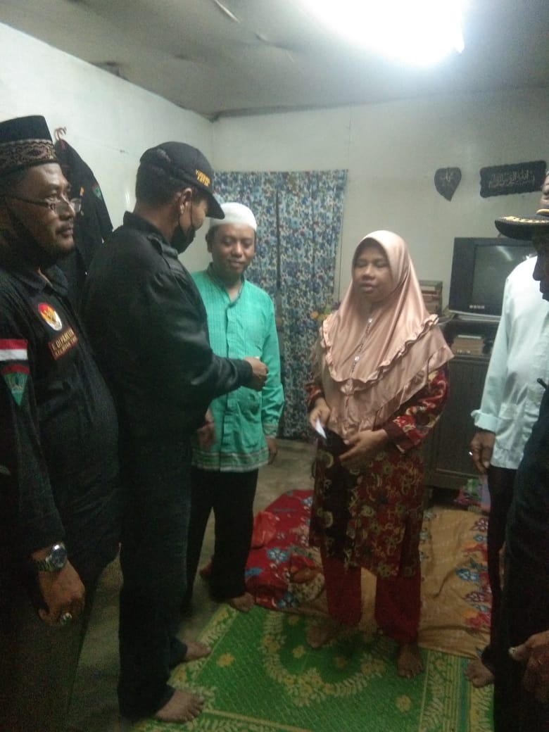 Satkom Satria Pendawa Sumut Sampaikan Tali Asih Peduli Anggota
