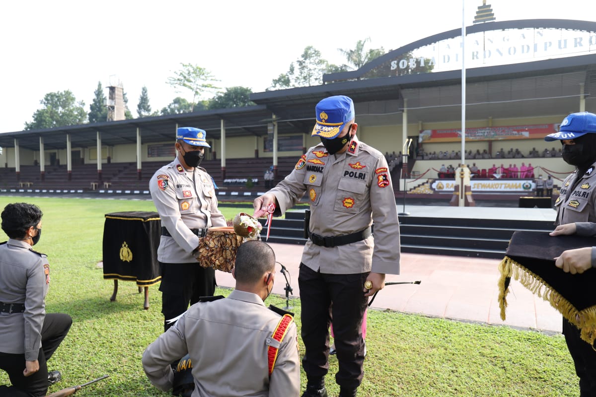 Kasetukpa Polri Pimpin Upacara Pembukaan Bintra Lemdik dan Orientasi Pengenalan Lingkungan Siswa SIP 50