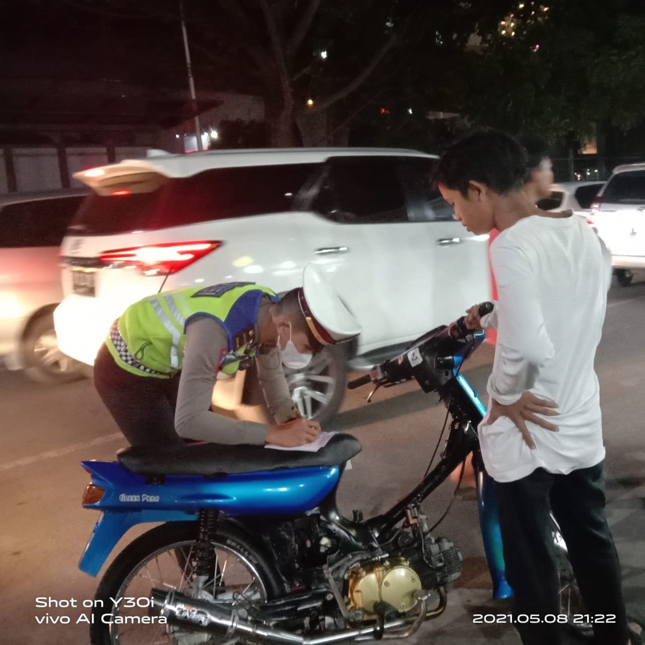 Sat Lantas Polrestabes Medan Amankan 59 Sepeda Motor Knalpot Blong
