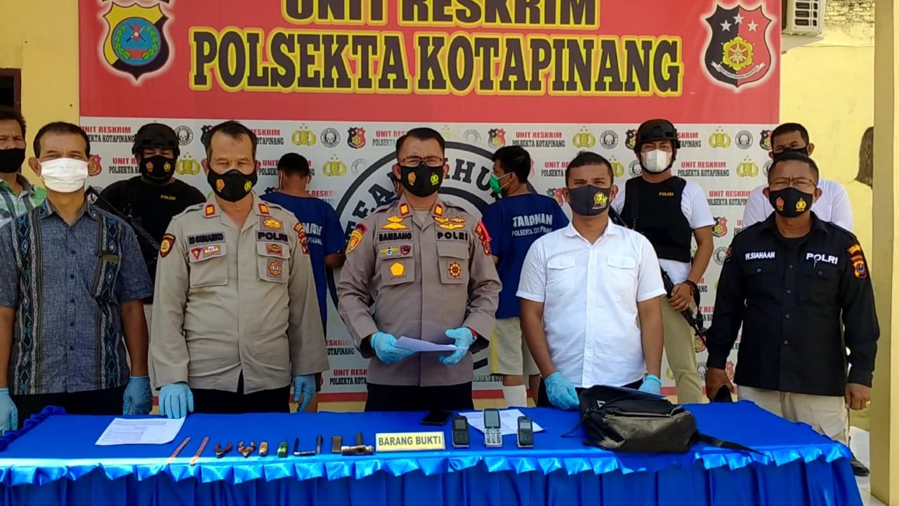Polsek Kota Pinang Ringkus 4 Kawanan Pencuri Dump Truk