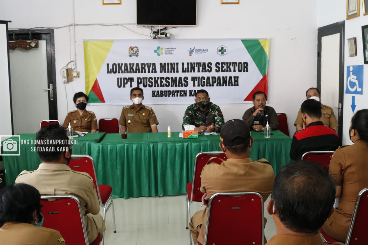 Wabup Karo Rakor Pemdes se Kecamatan Tiga panah dan Lokakarya Mini Lintas Sektor UPT PuskesmasÂ 