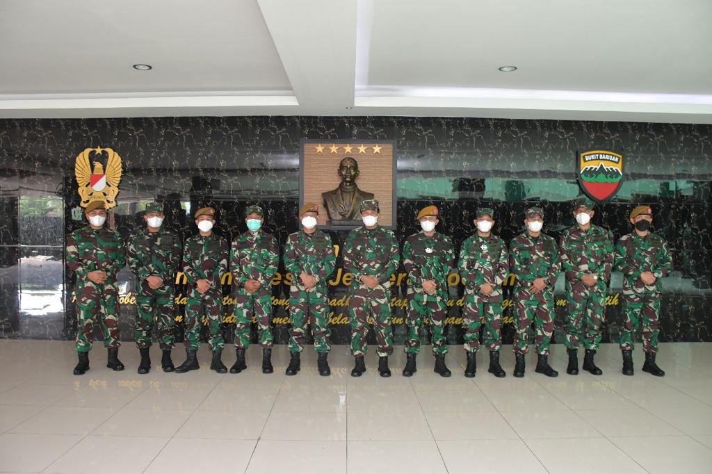 Tingkatkan Profesional Prajurit, Kasdam I/BB Terima Kunjungan Danpusenarhanud Kodiklatad