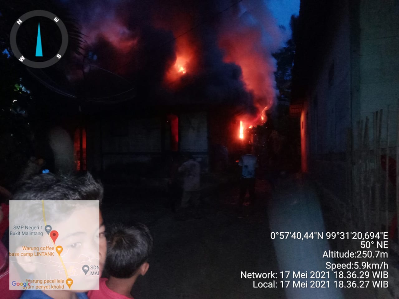 Dua Rumah Dilalap Sijago Merah di Malintang, Ini Diduga Penyebabnya