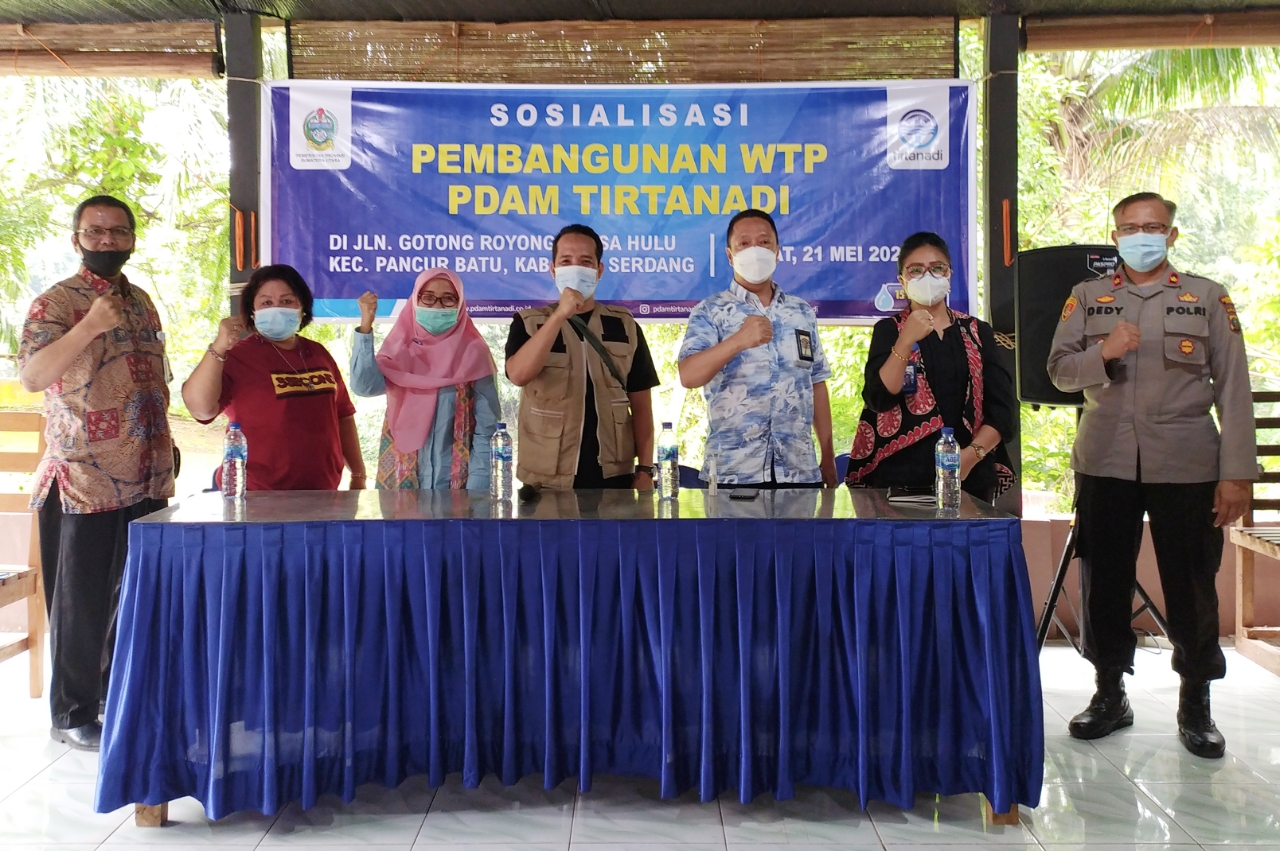 Masyarakat Pancur Batu Nyatakan Dukungan Pembangunan PAM PDAM Tirtanadi