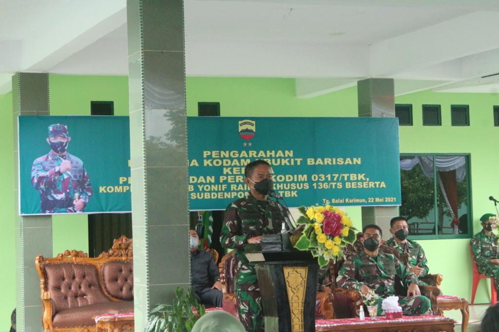 Kunker ke Makodim 0317/Tbk Kepri, Ini Pesan dan Arahan Pangdam I/BB