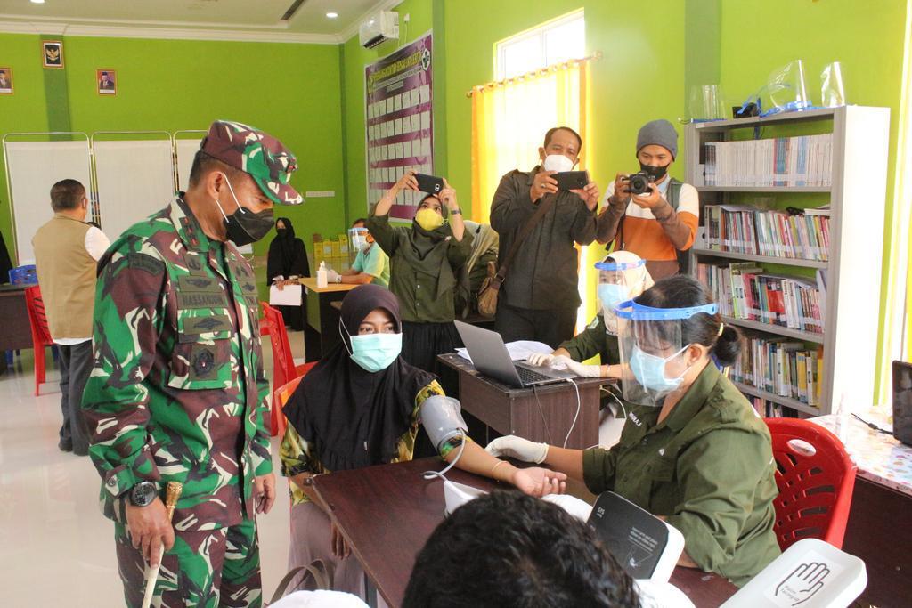Tekan Laju Penyebaran Covid-19, Pangdam I/BB Adakan Pengecekan PPKM  di Prov. Kepri