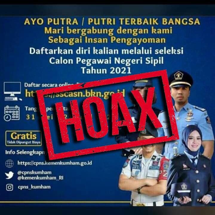 Menkumham RI : Penerimaan CPNS Kemenkumham Belum Resmi Dibuka