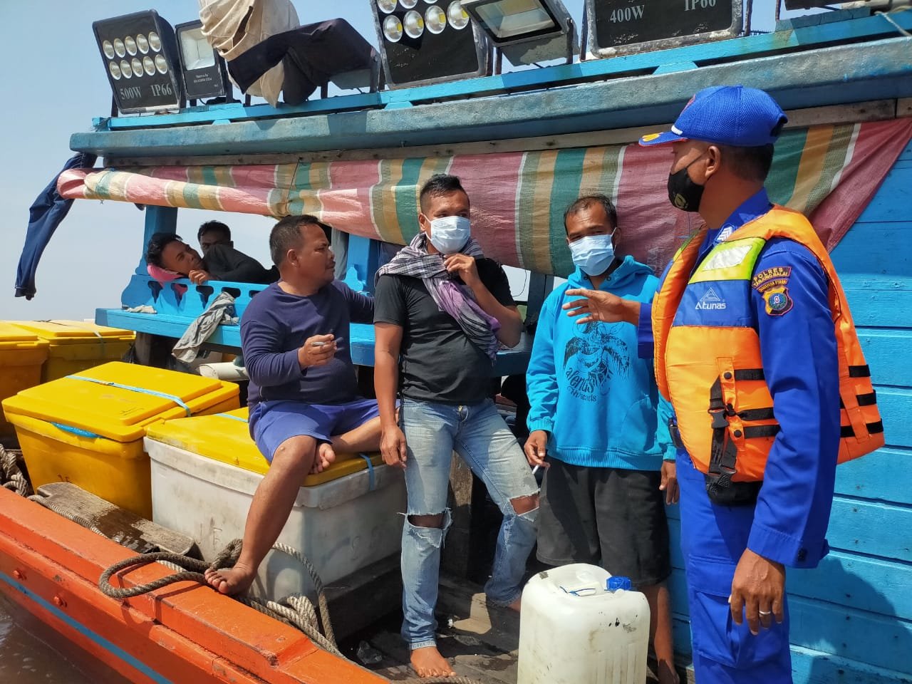 Regu III Sat Polair Polres Tanjung Balai Patroli Perairan 1 x 12 Jam