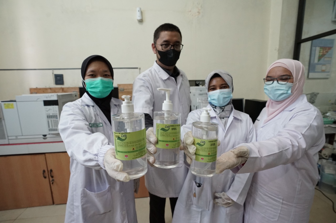 USU Berhasil Produksi Handsanitizer, Lebih Stabil dan Efektif Beri Perlindungan