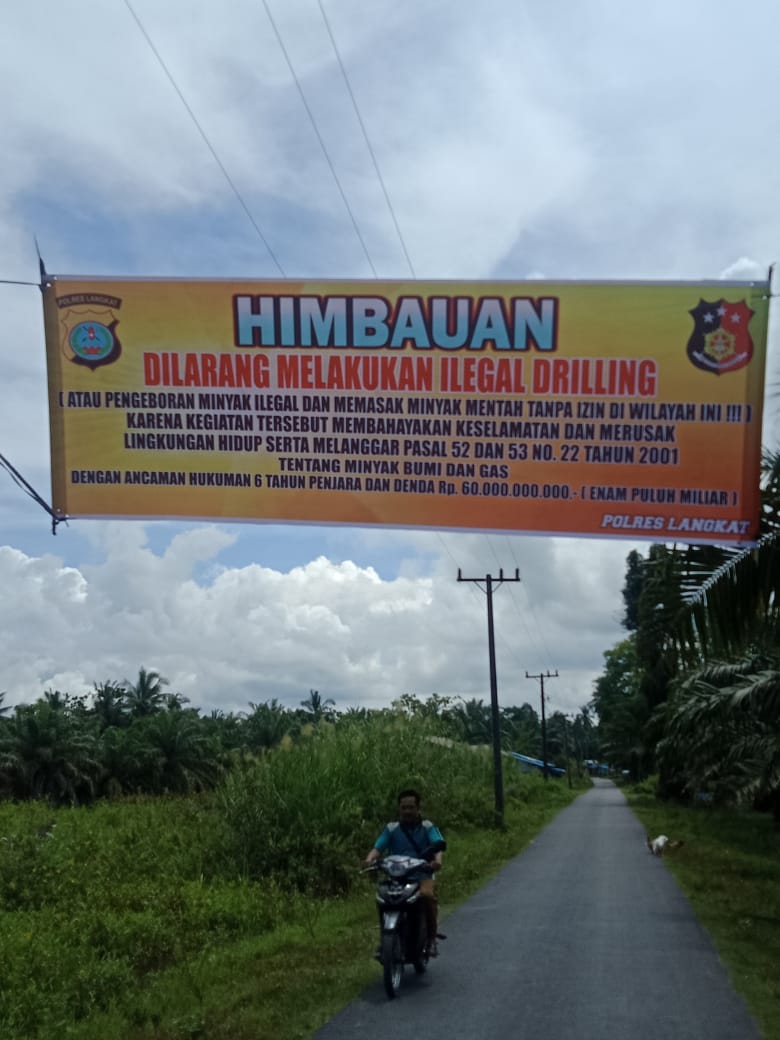 Kebakaran Dapur Penyulingan Minyak Mentah di Desa Pantai Cermin Tidak Indahkan Larangan Polres Langkat