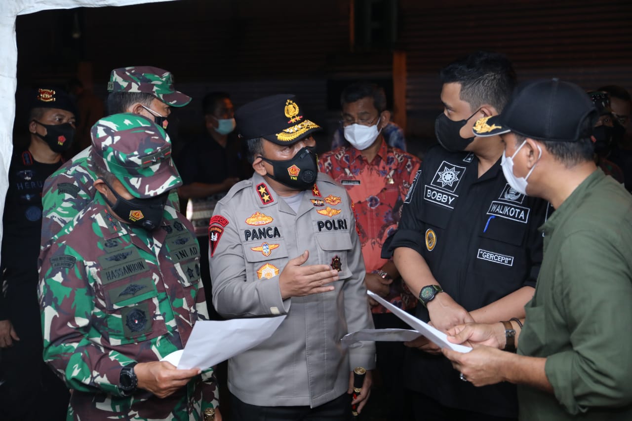 Soal 2 Lingkungan Terpapar Covid 19, Walikota Medan, Kapoldasu dan Pangdam I BB,Â  Gerak Cepat Tegaskan Warga Jalani Isolasi Mandiri
