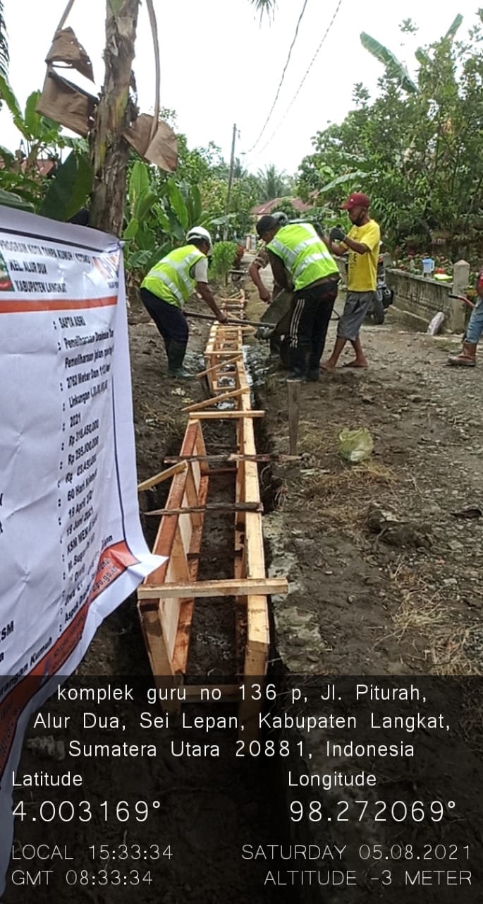Masyarakat Alur Dua Ucapkan Terima Kasih Pada Pemerintah,Proyek KOTAKU Sesuai Harapan Masyarakat