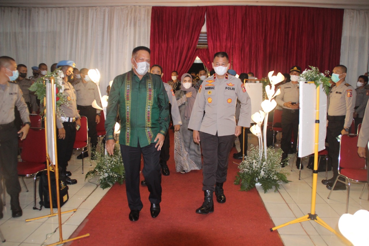Kabaintelkam Polri , Kasetukpa Lemdiklat Polri Brigjen Pol Mardiaz Halal Bihalal Siswa SIP Bersama Pengiriman Polda Papua dan Papua Barat di SetukpaÂ 
