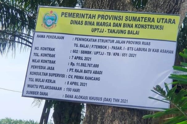 Soal Proyek Jalan Sei Kepayang, Bambang Pardede Bungkam