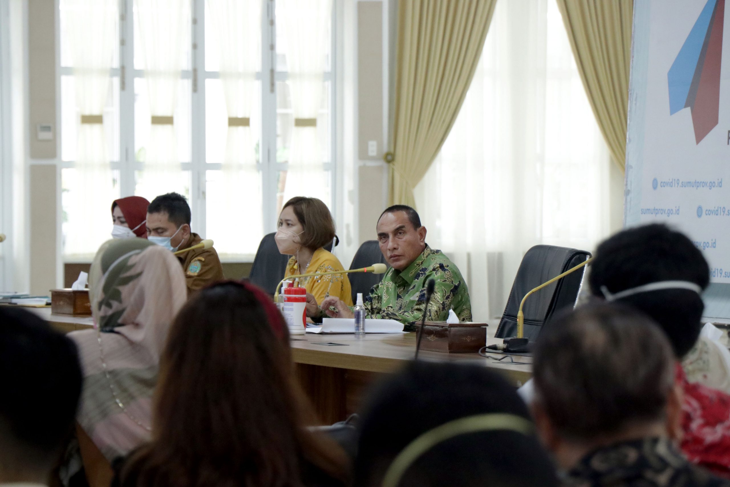 Antisipasi Peningkatan Kasus Kematian Covid-19,  Gubernur Edy Rahmayadi  Konsolidasikan Rumah Sakit se-Sumut