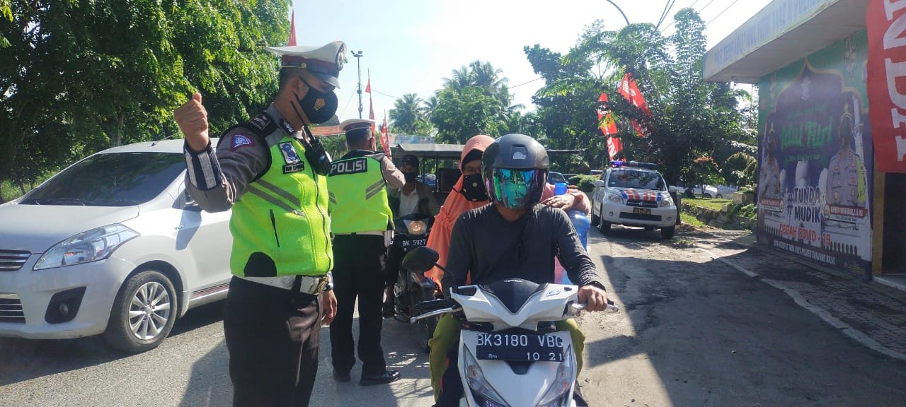 Polres Tanjung Balai Lakukan Penyekatan Melalui KRYD Mencegah Covid-19