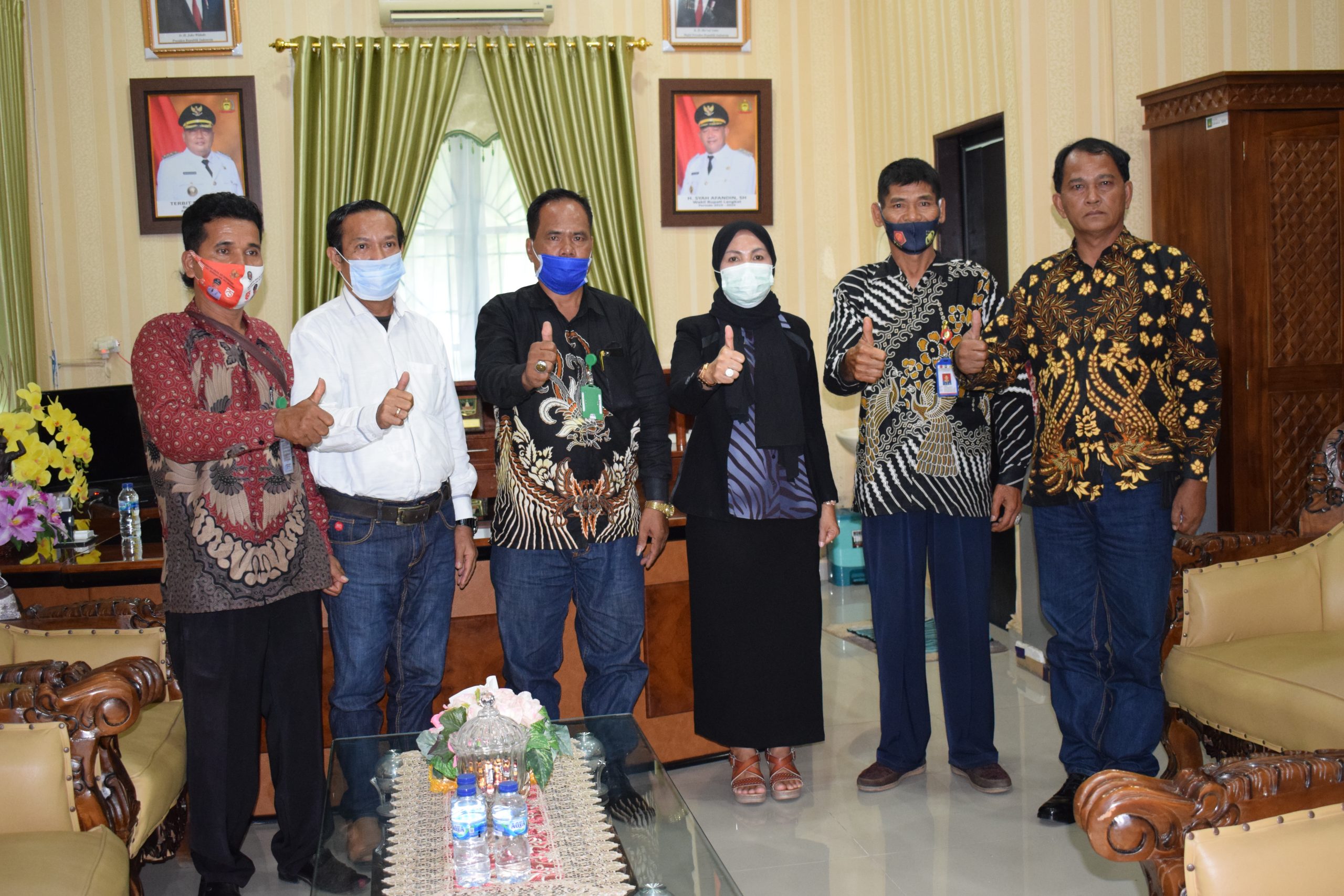 Ketua DPRD Langkat Terima Audiensi DPC Kamtibmas