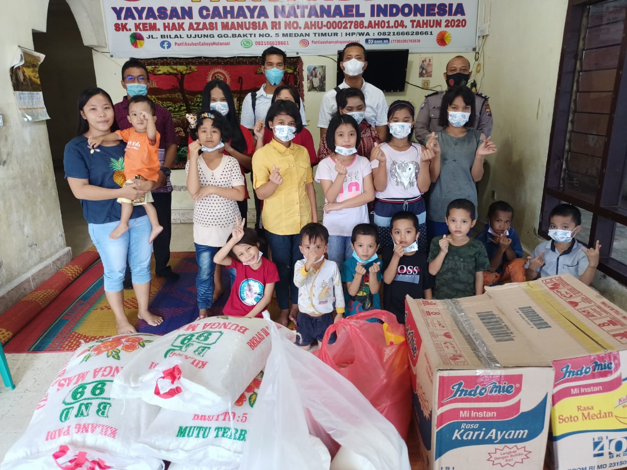 Kapolsek Medan Timur Kompol Mhd Arifin Gelar Bakti Sosial