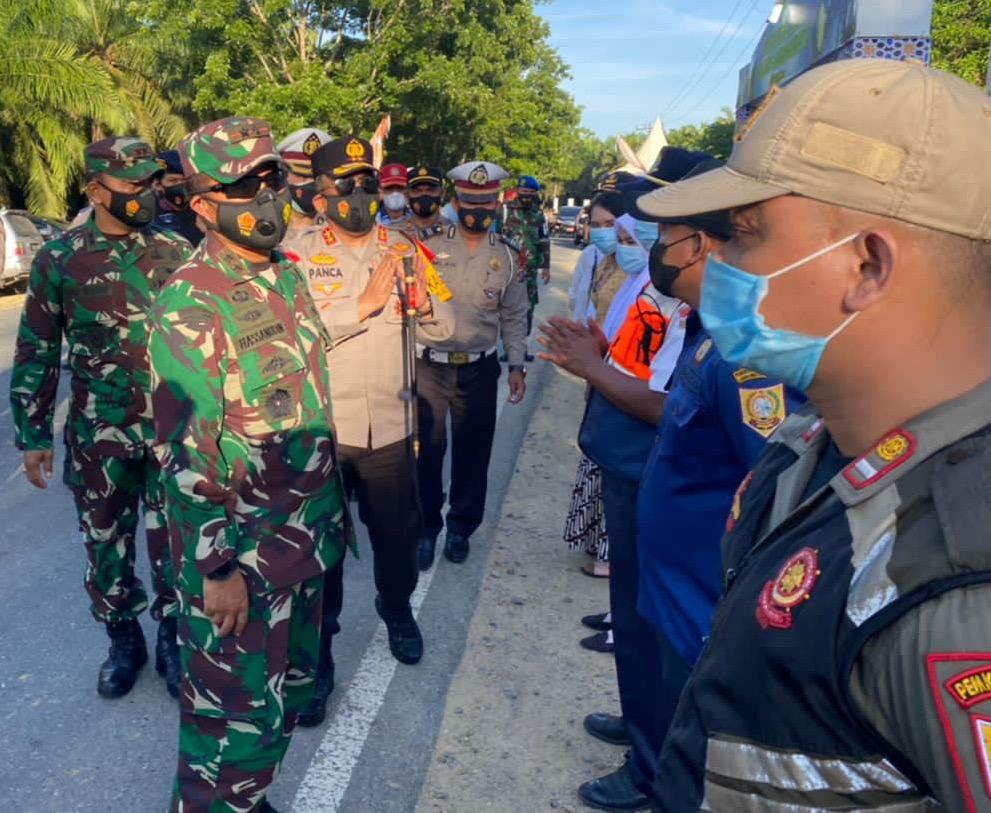 Pangdam I/BB bersama Kapoldasu Fokus Arus Balik Kendaraan Paska Lebaran