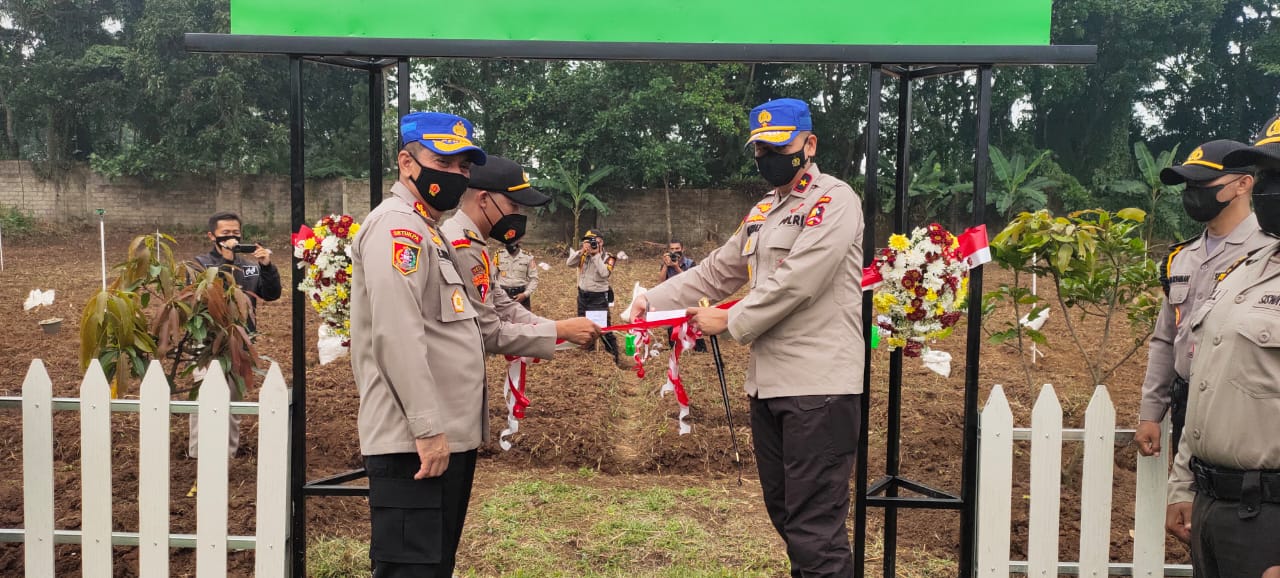 Kasetukpa Lemdiklat Polri Resmikan Ginger Garden WSA 50