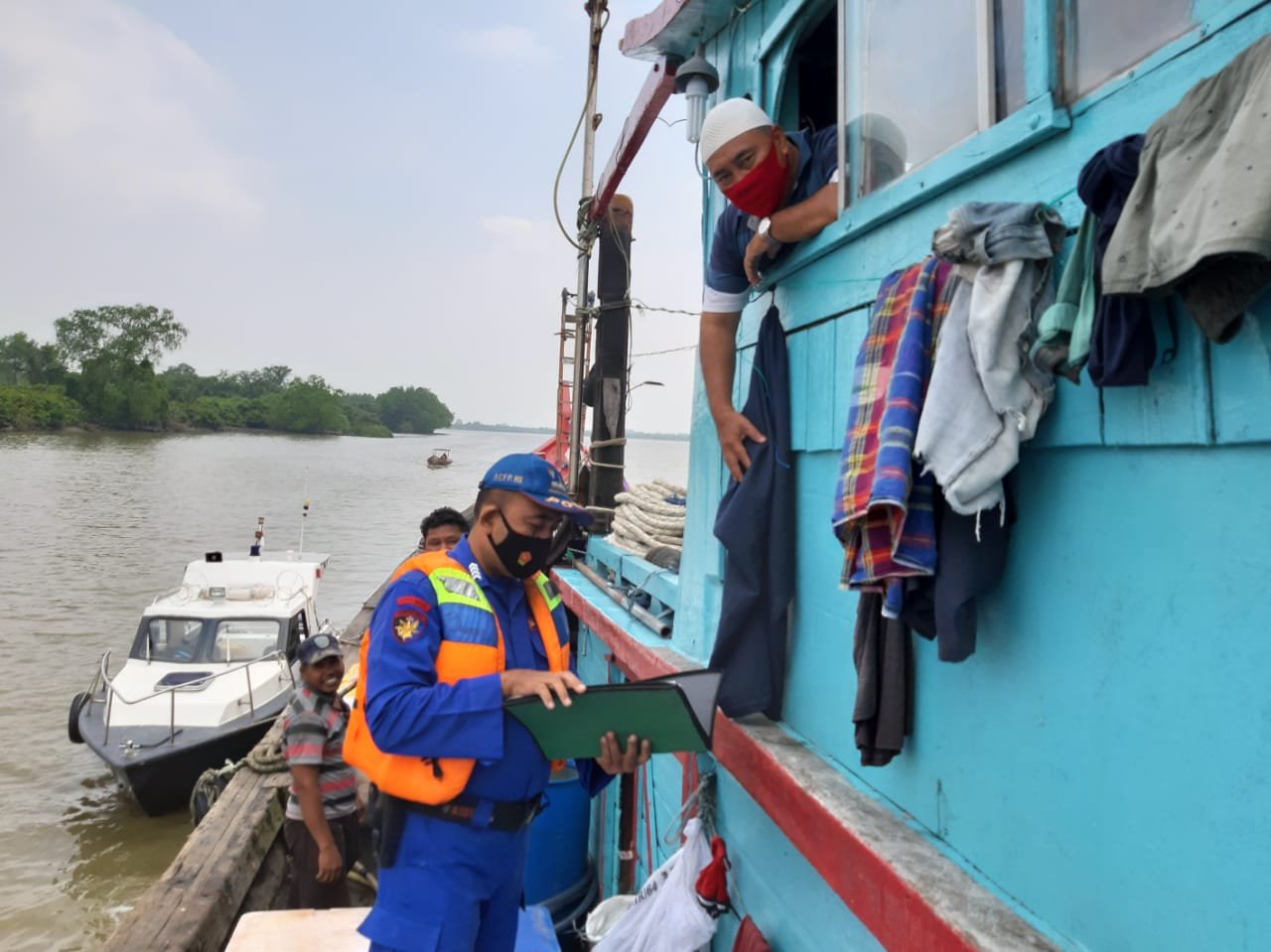 Sat Polair Polres Tanjung Balai Minimalisir Kriminalitas di Perairan Asahan