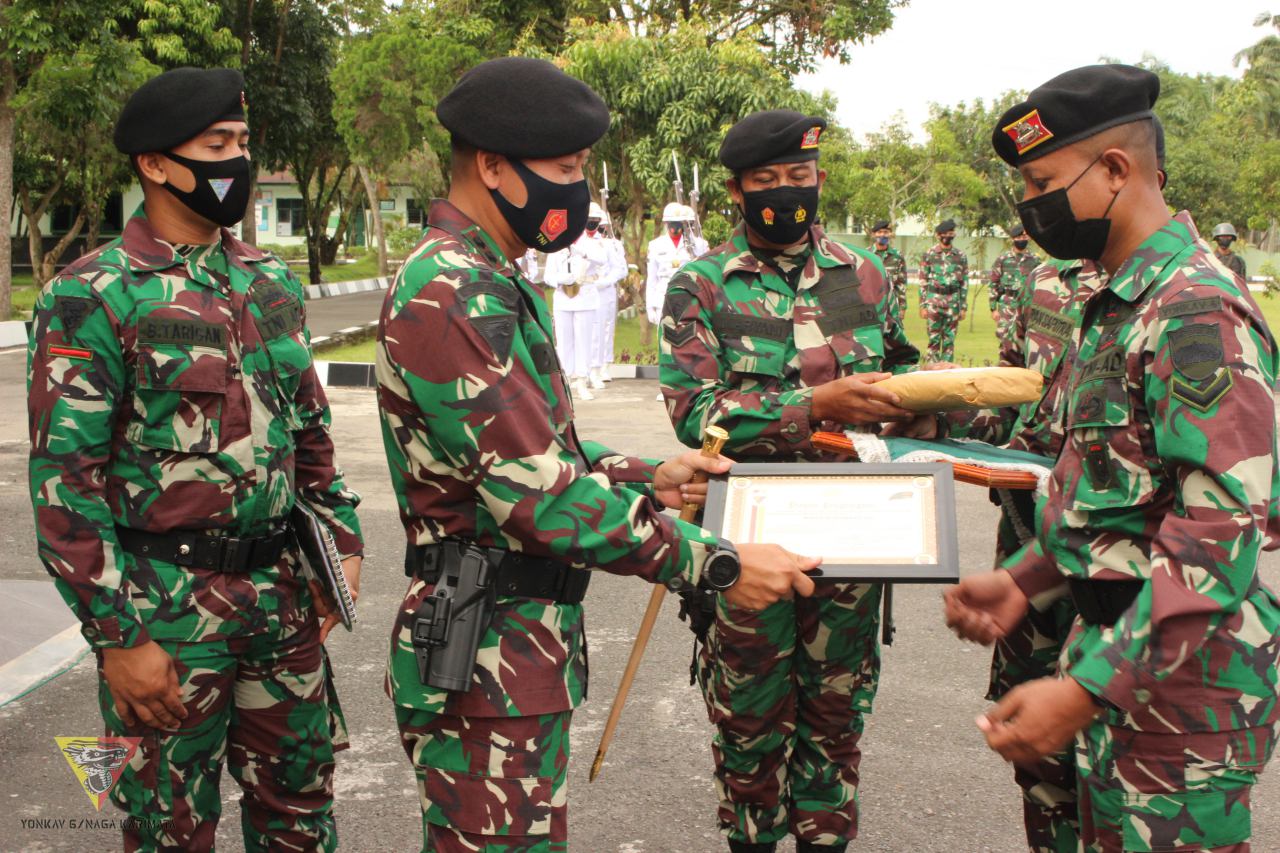 Perwira dan Tamtama Remaja Baru Yonkav 6/NK Jalani Pembukaan  Orientasi Satuan