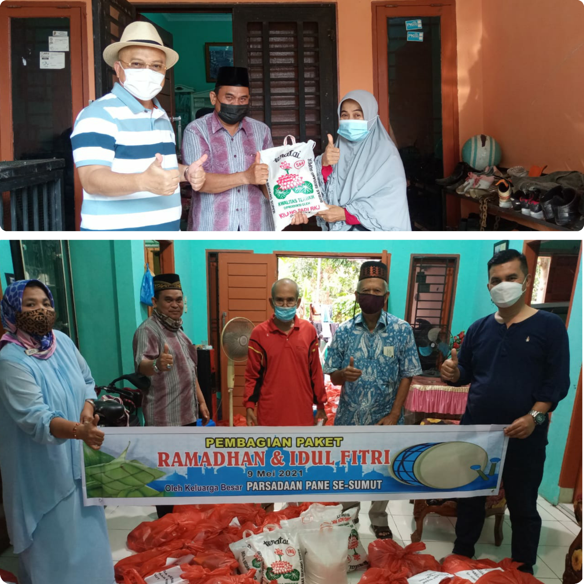 Parsadaan Pane se-Sumut Bagikan 130 Paket Ramadhan dan Idul Fitri