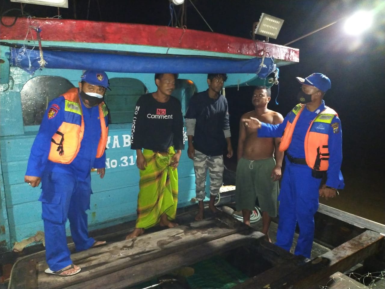 Regu III Sat Polair Polres Tanjung Balai Rutin Patroli Perairan Ajak Nelayan Menjadi Mitra Polri