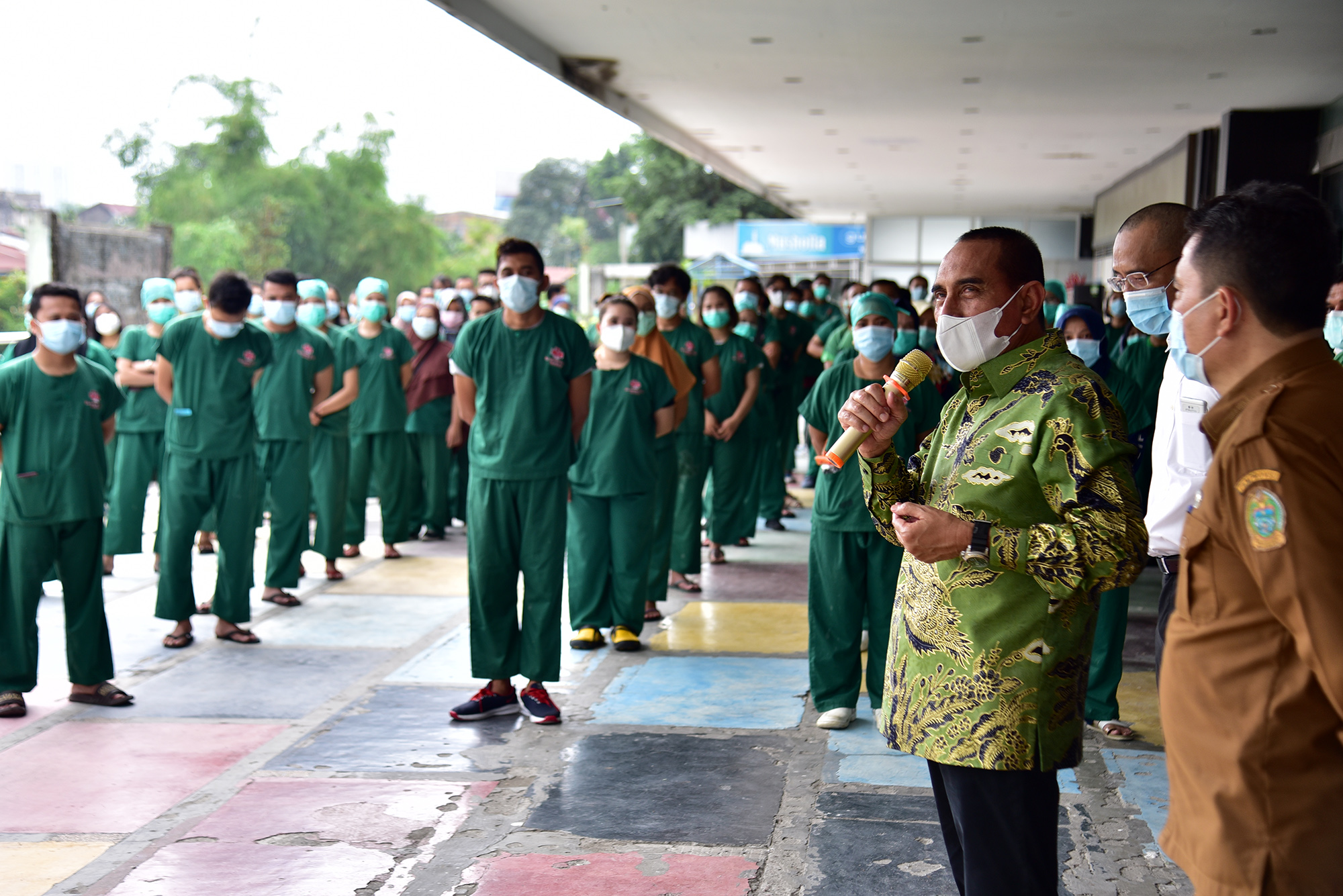 Tidak Lagi Jadi RS Rujukan Covid-19,  Edy Rahmayadi Pastikan Nakes  RS Martha Friska Akan Tetap Bekerja