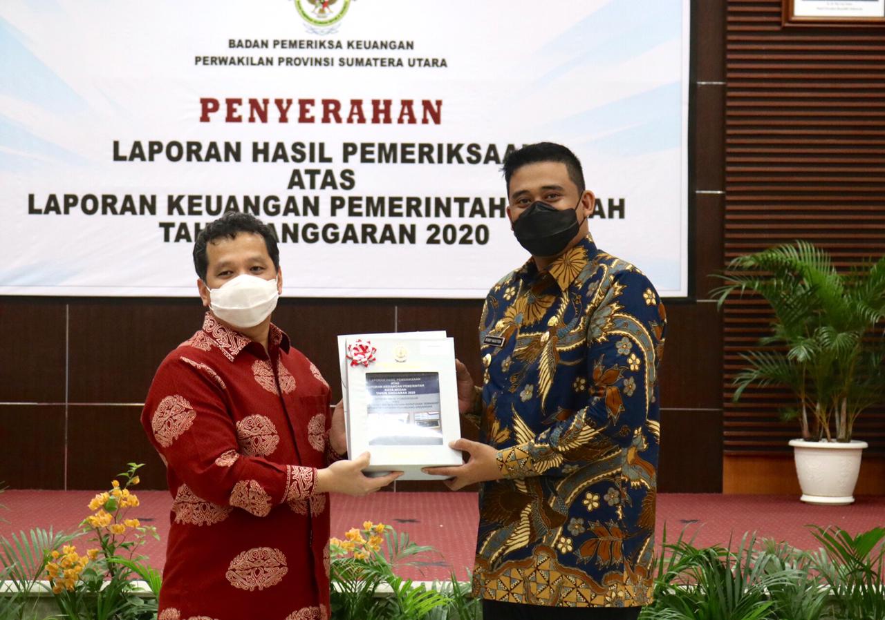 Pemko Medan Raih Opini WTP dari BPKÂ Â 