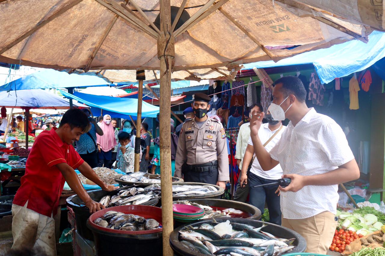 Masih Ada Pedagang Pasar Abai Protokol Kesehatan